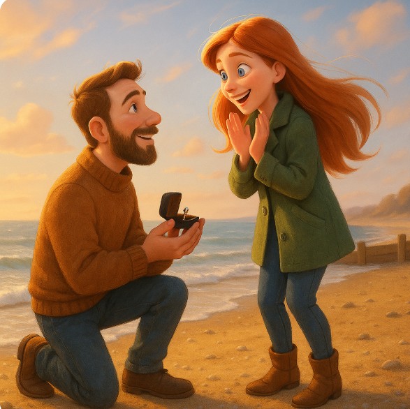 A Seaside Yes and a Countryside I Do